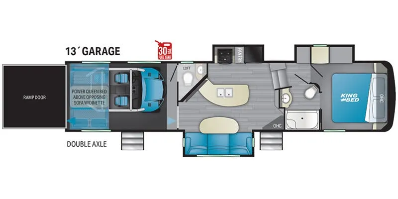 Heartland Fuel 352 floor plan