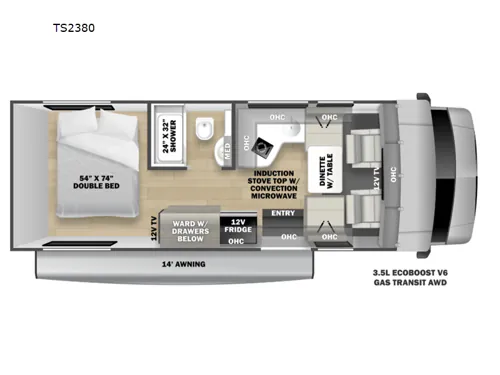 2026 Forest River Sunseeker TS TS2380 - Photo 3