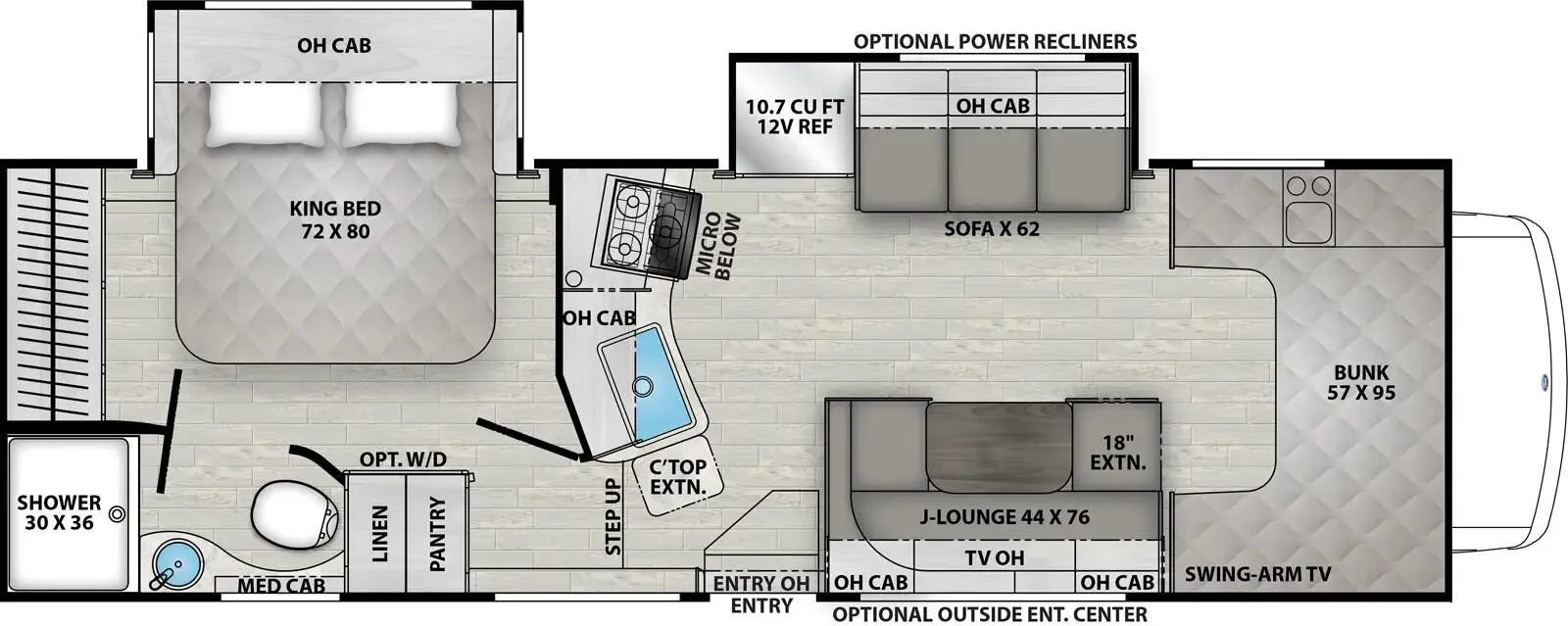 2025 Coachmen Freelander 29KB - Floor plan