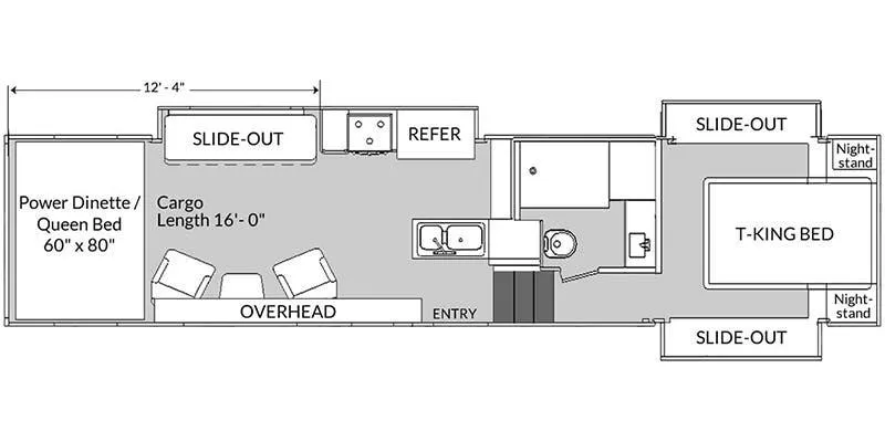 Genesis Supreme Genesis B34GSTS floor plan
