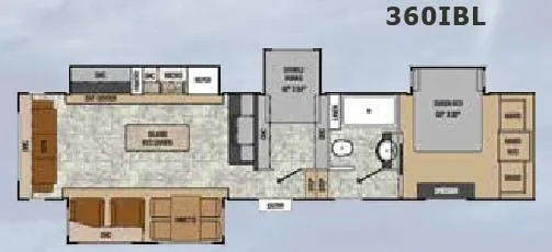 Coachmen Chaparral 360IBL floor plan