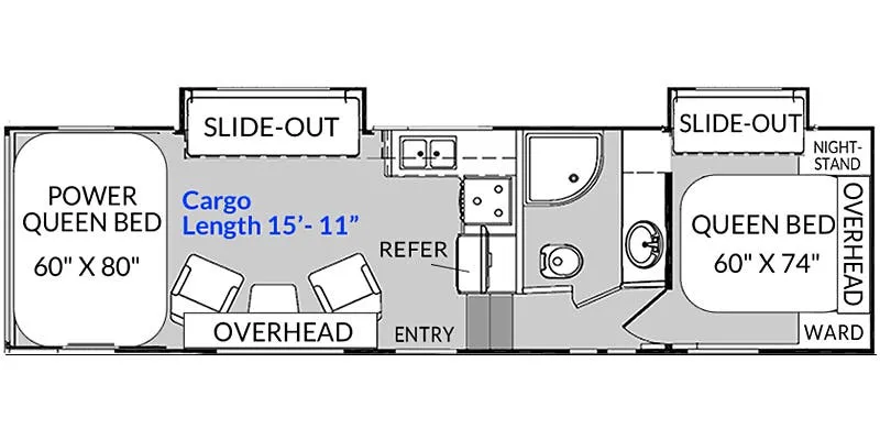 Genesis Supreme Genesis 28CR floor plan