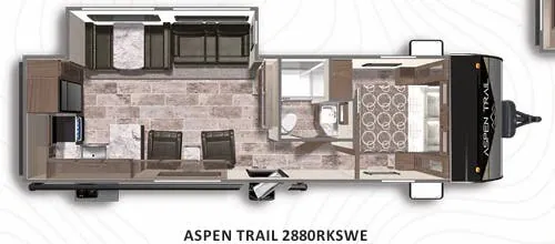 Dutchmen Aspen Trail 2880RKSWE floor plan