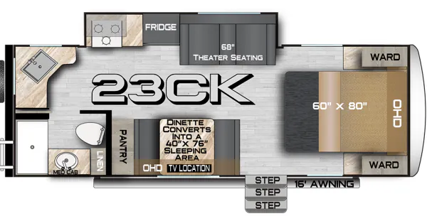 Northwood Nash 23CK floor plan