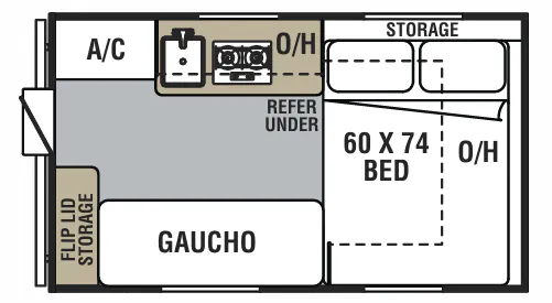 Forest River Viking Express 12.0 TD XL - Off Road floor plan