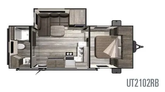 Highland Ridge Open Range Ultra Lite UT2102RB floor plan