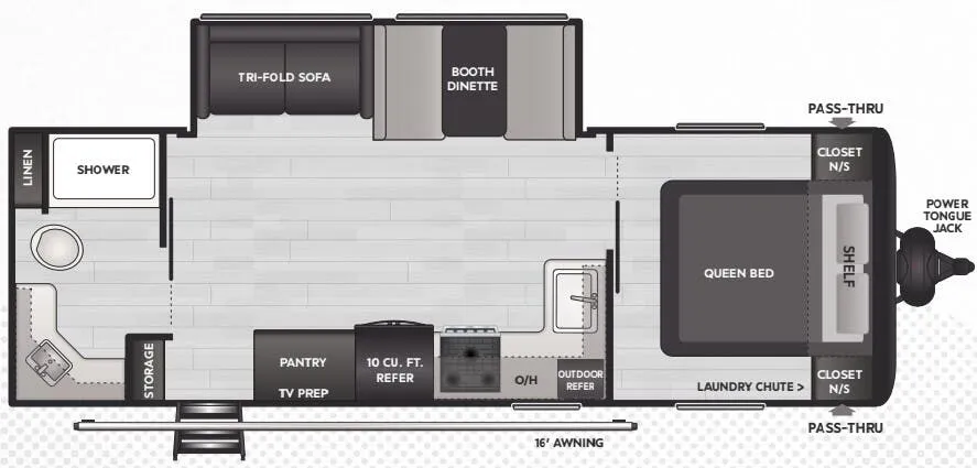 Keystone Springdale 240RBWE floor plan