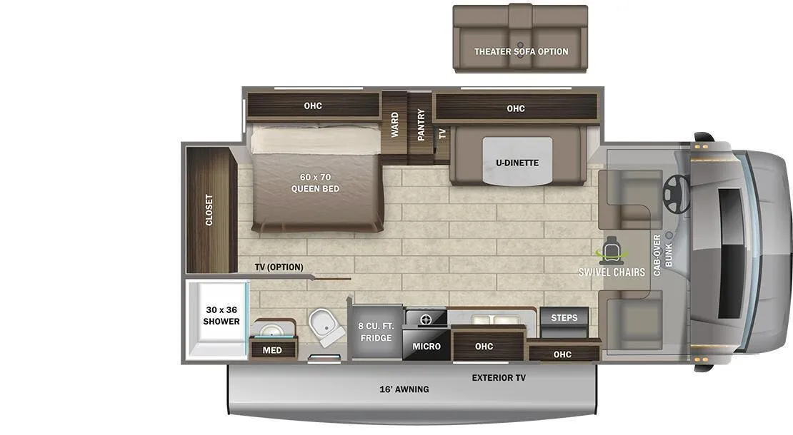 Entegra Coach Odyssey 24B floor plan