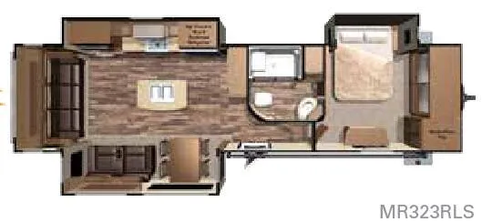Highland Ridge Mesa Ridge MR323RLS floor plan