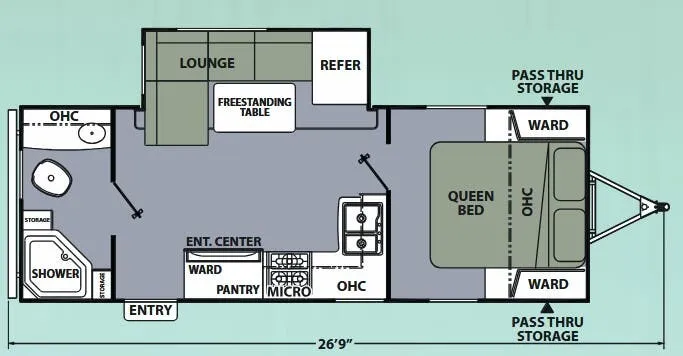 Coachmen Apex Ultra-Lite 232RBS floor plan