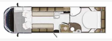 Auto-Trail Grande Frontier 88 floor plan