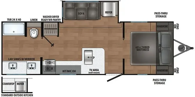 2026 Shasta I-5 526RBS floor plan
