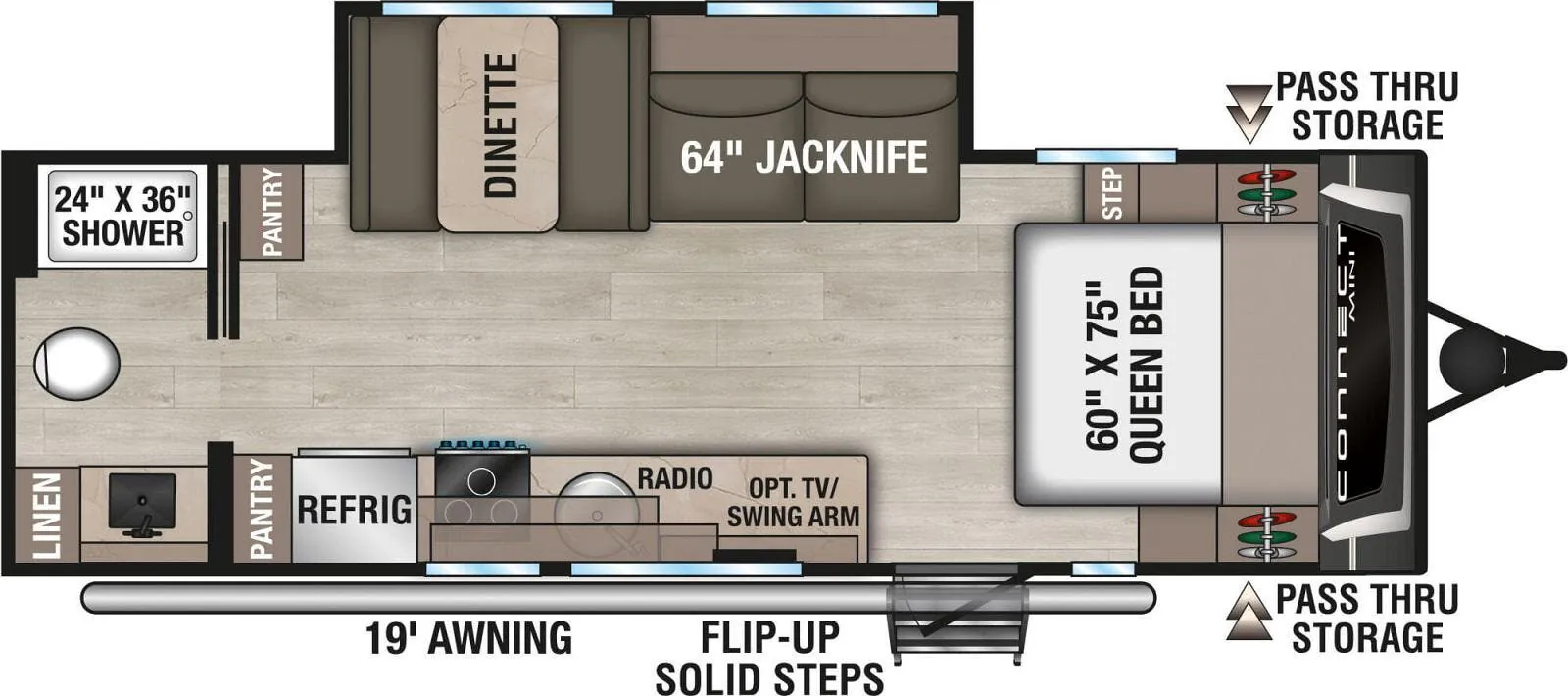 K-Z Connect Mini CM221RB floor plan