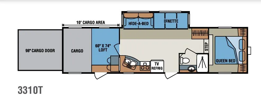 K-Z Inferno 3310T floor plan