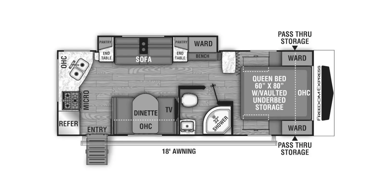 2021 Coachmen Freedom Express Ultra Lite 246RKS - Photo 3