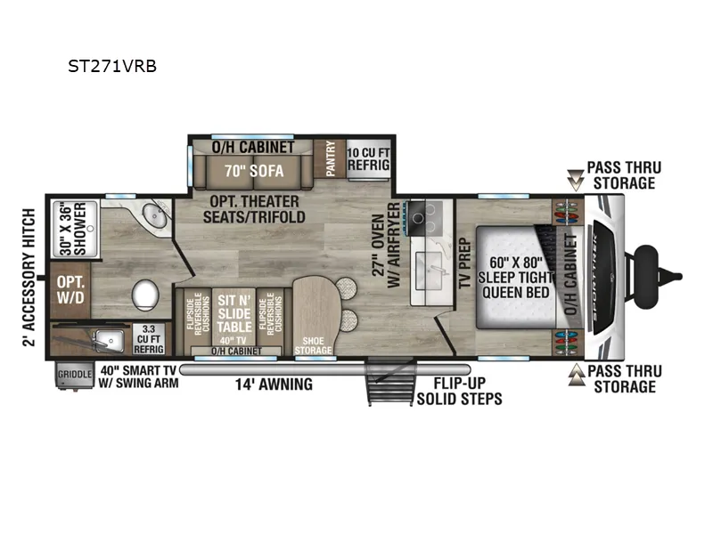 2026 Venture RV SportTrek ST271VRB - Photo 3