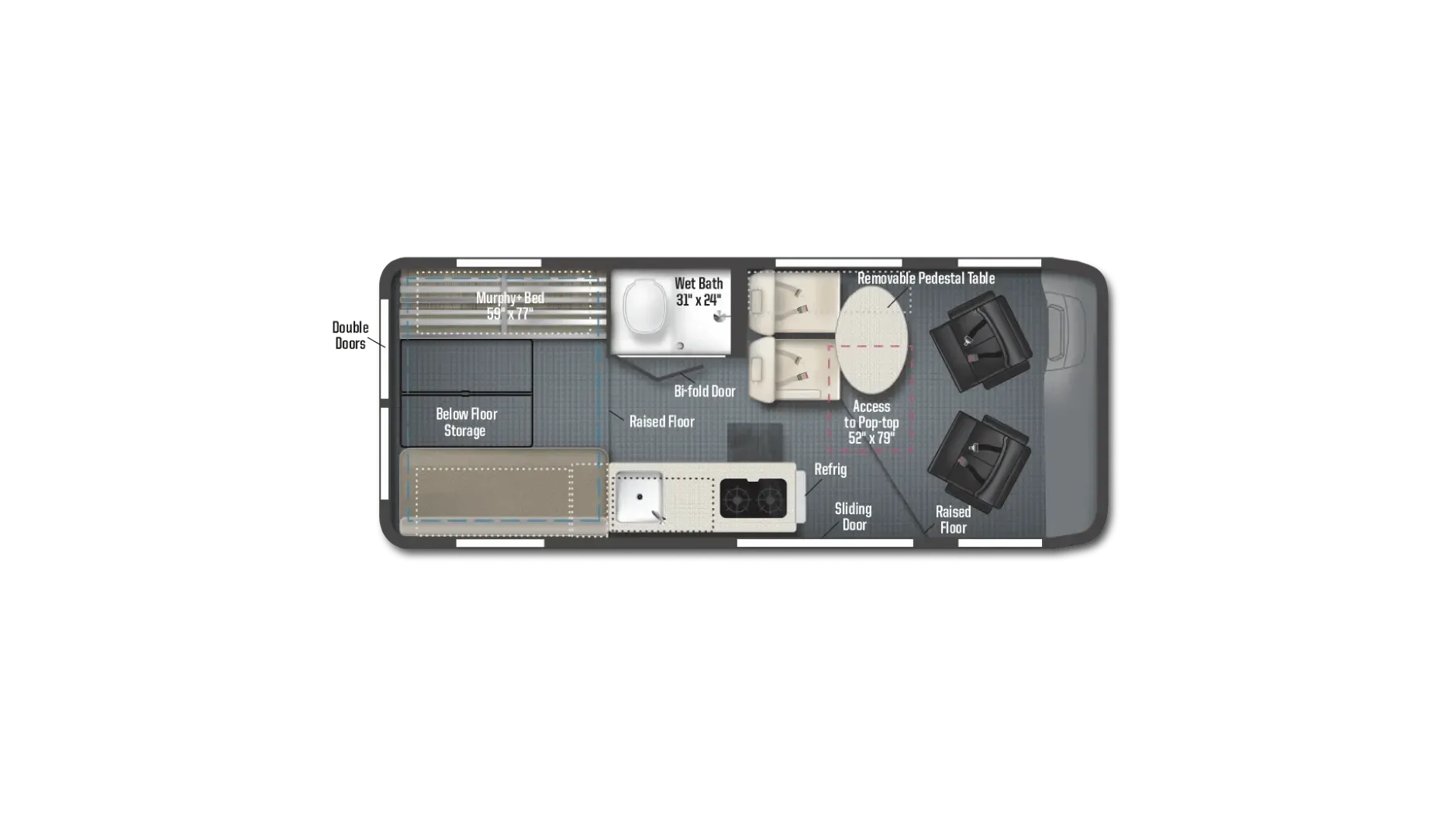 Winnebago Solis NPF 59P floor plan