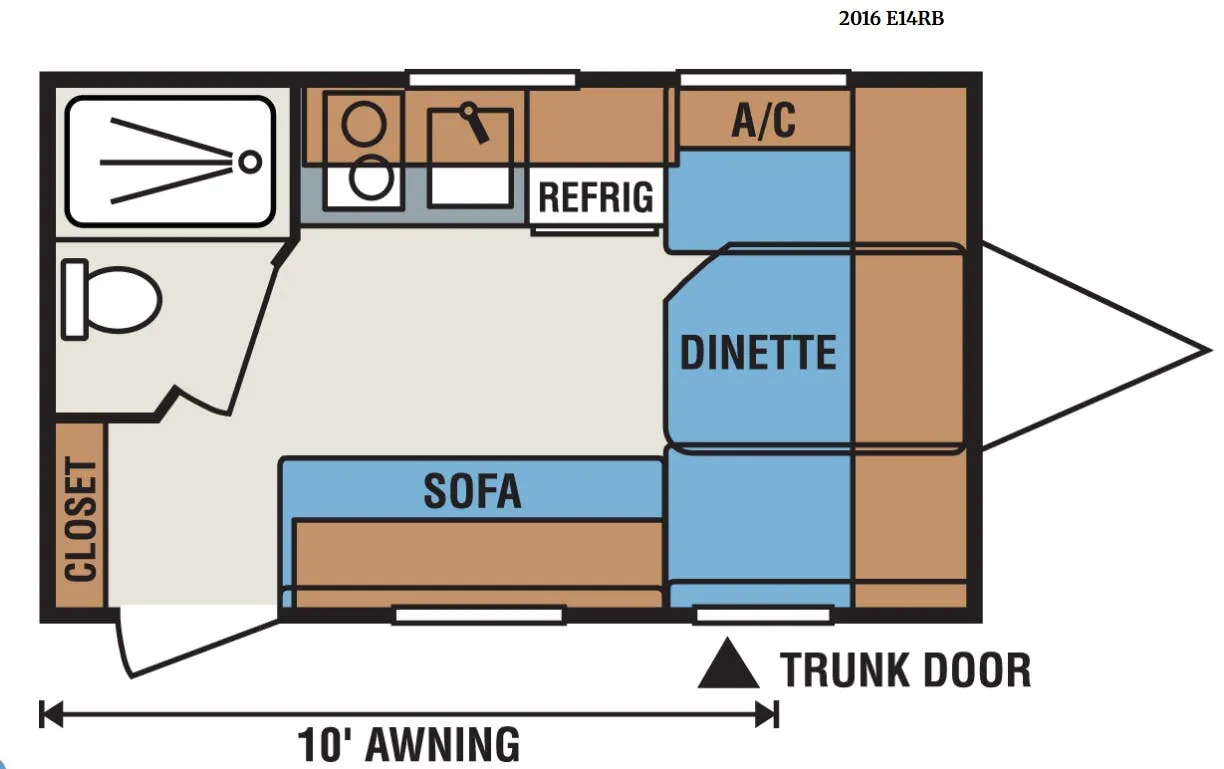 K-Z Spree Escape E14RB floor plan