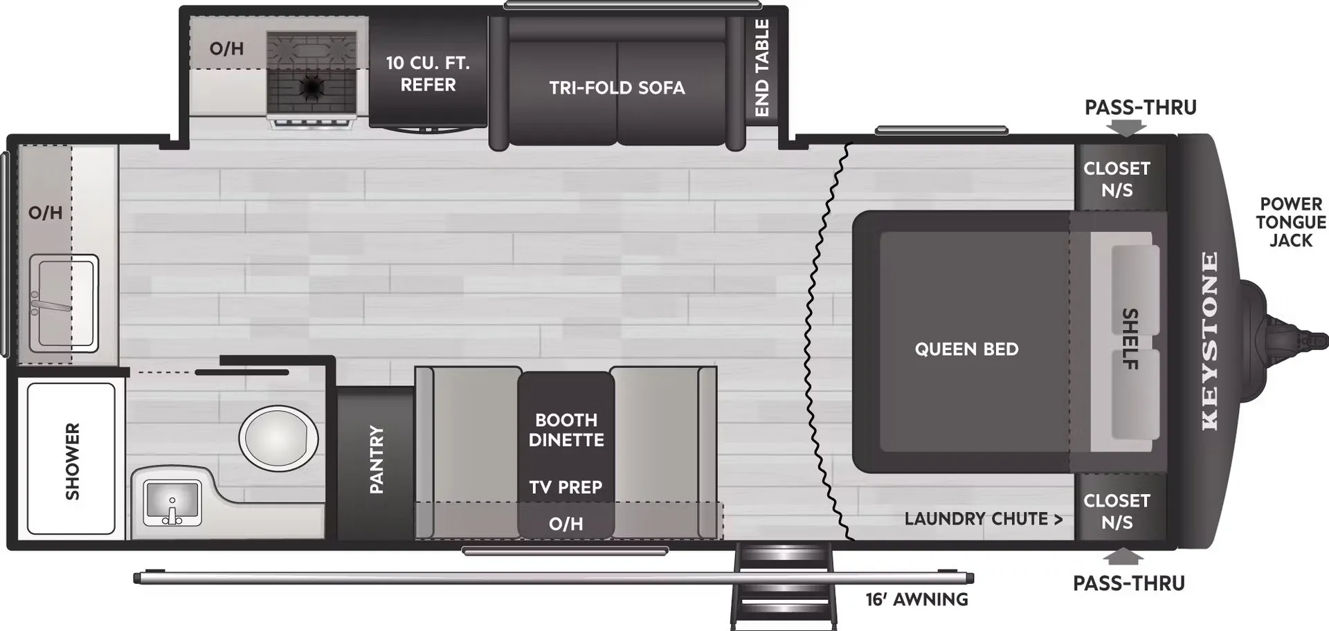 Keystone Springdale Villa 220ML floor plan