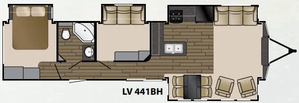 Heartland Lakeview 441 BH floor plan