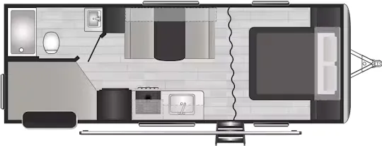 Keystone Springdale 220BHWE floor plan