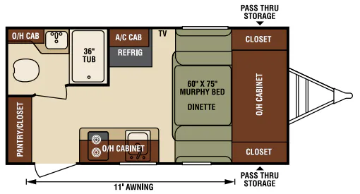 Venture RV Sonic Lite SL150VRK floor plan