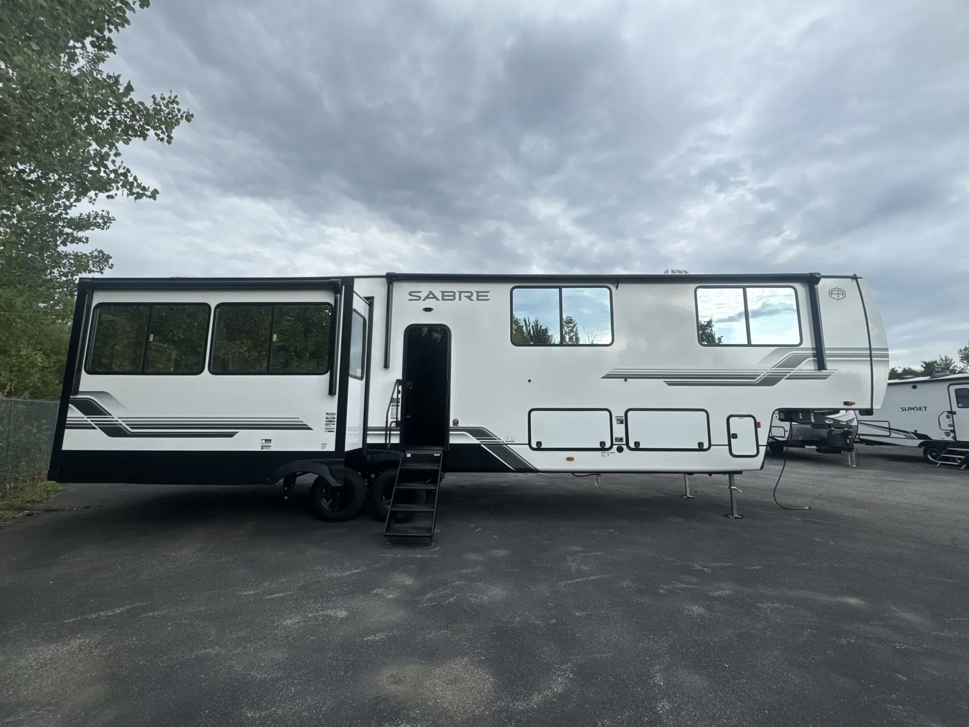 2027 Forest River Sabre 36FLX — campside