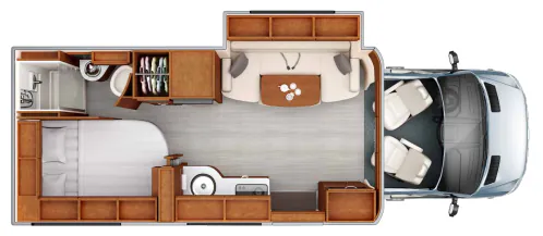 2018 Leisure Travel Unity U24CB floor plan