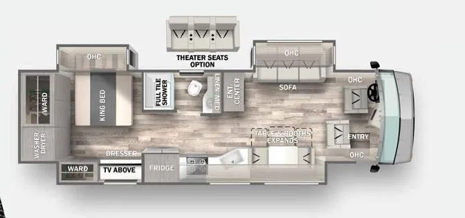 Forest River Charleston 36A floor plan