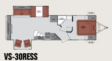 Cruiser RV ViewFinder Signature 30RESS floor plan