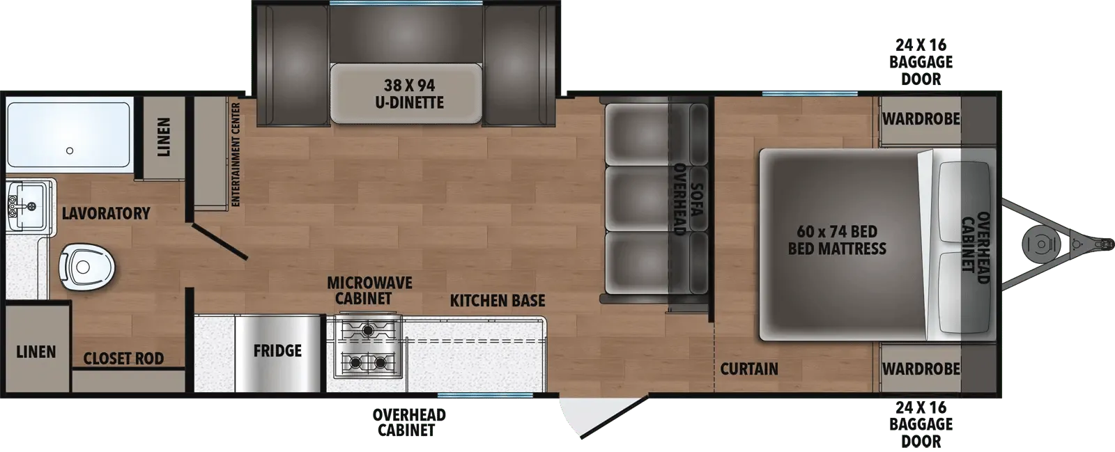 Shasta Shasta I-5 Edition & Compact 525RB floor plan