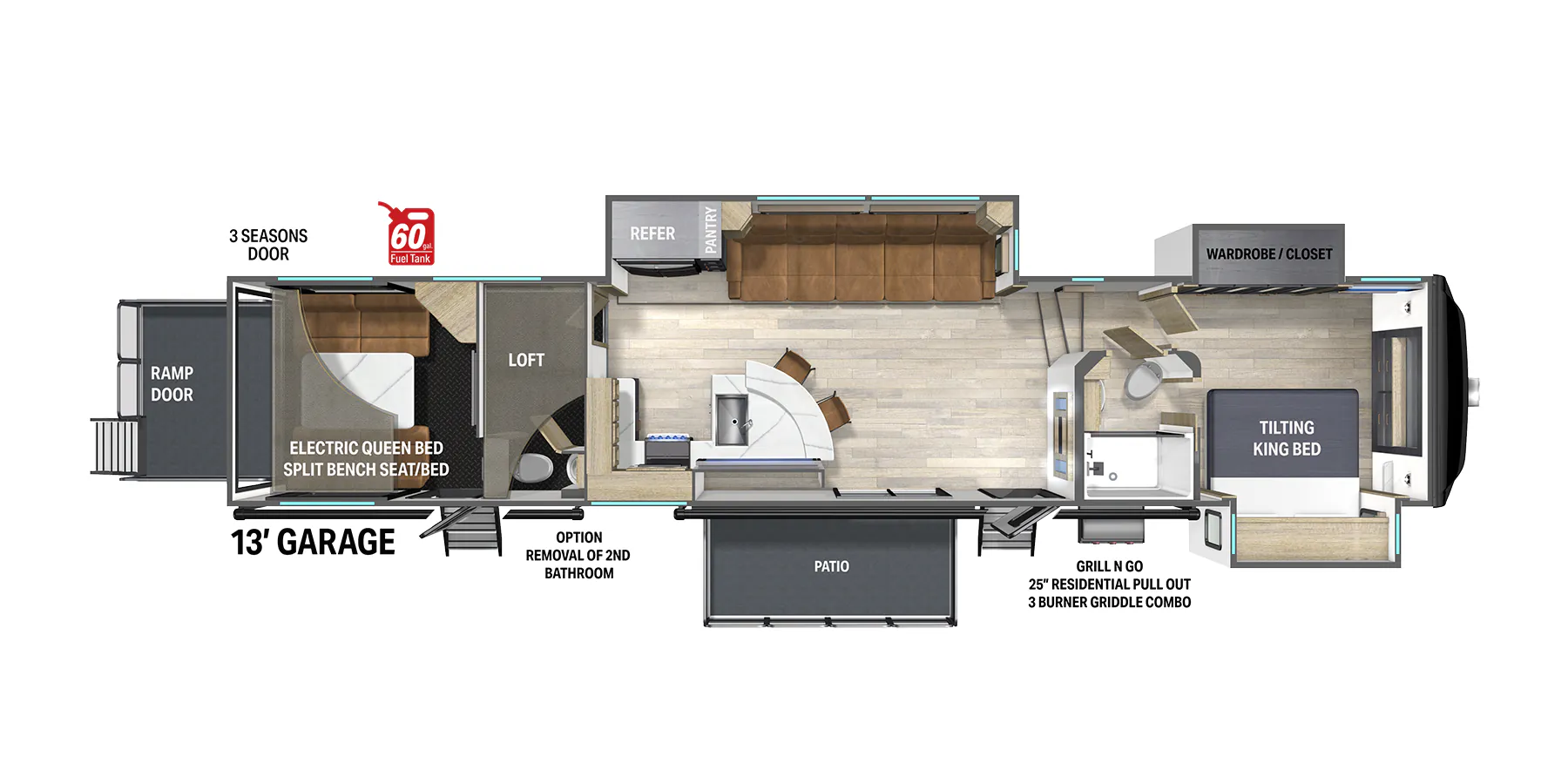 Heartland Cyclone 4270 floor plan