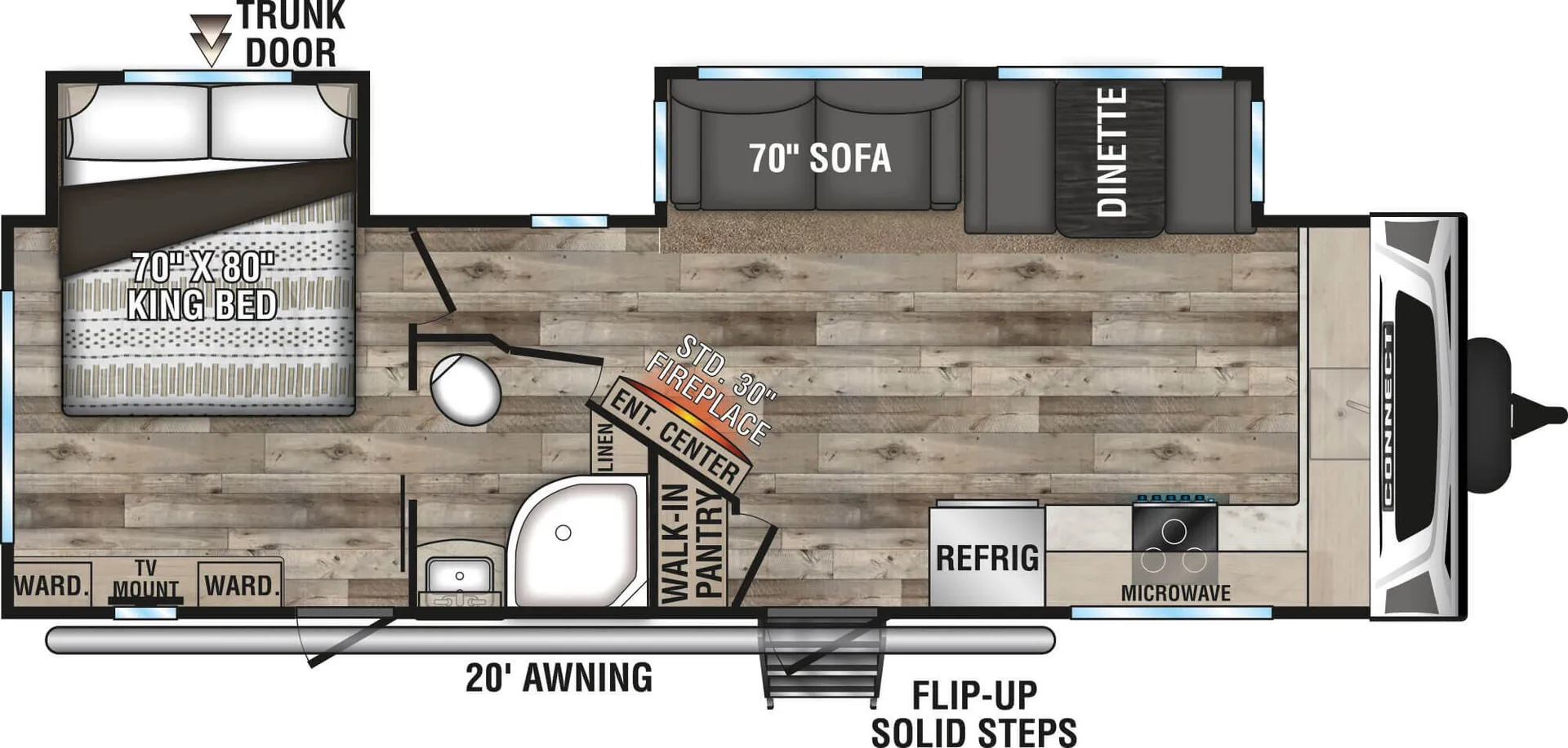 K-Z Connect C272FK floor plan