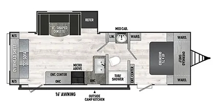 Coachmen Clipper 272RLS floor plan