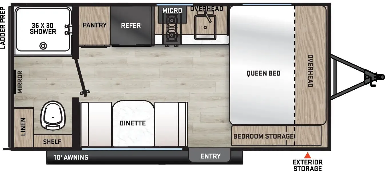 2026 Coachmen Catalina Summit Series 7 154RBX - Floor plan