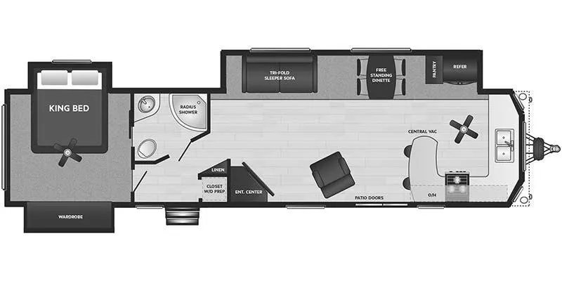 2013 Keystone Retreat 39FKSS floor plan