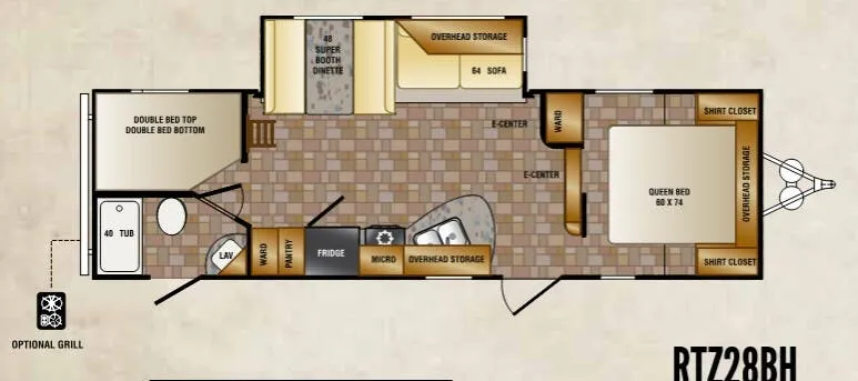 CrossRoads Rezerve RTZ28BH floor plan