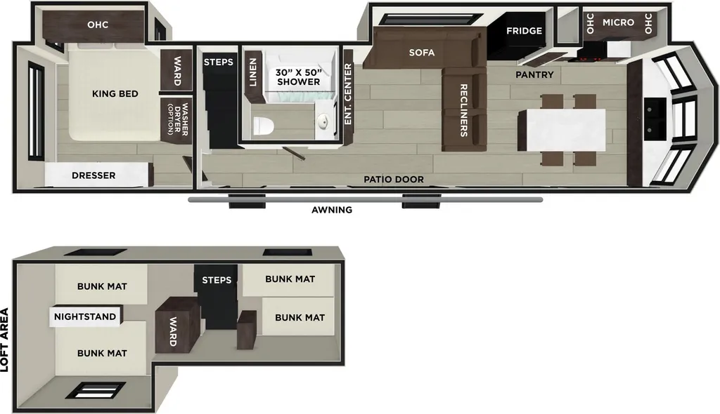 2026 Forest River Wildwood 40FKP floor plan