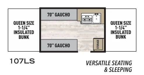 Coachmen Clipper LS 107LS floor plan
