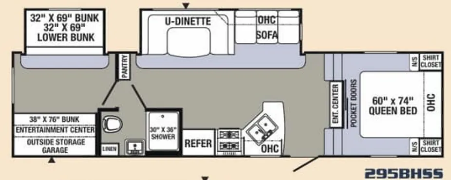 Palomino Puma 295BHSS floor plan