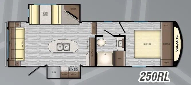 CrossRoads Volante 250RL floor plan