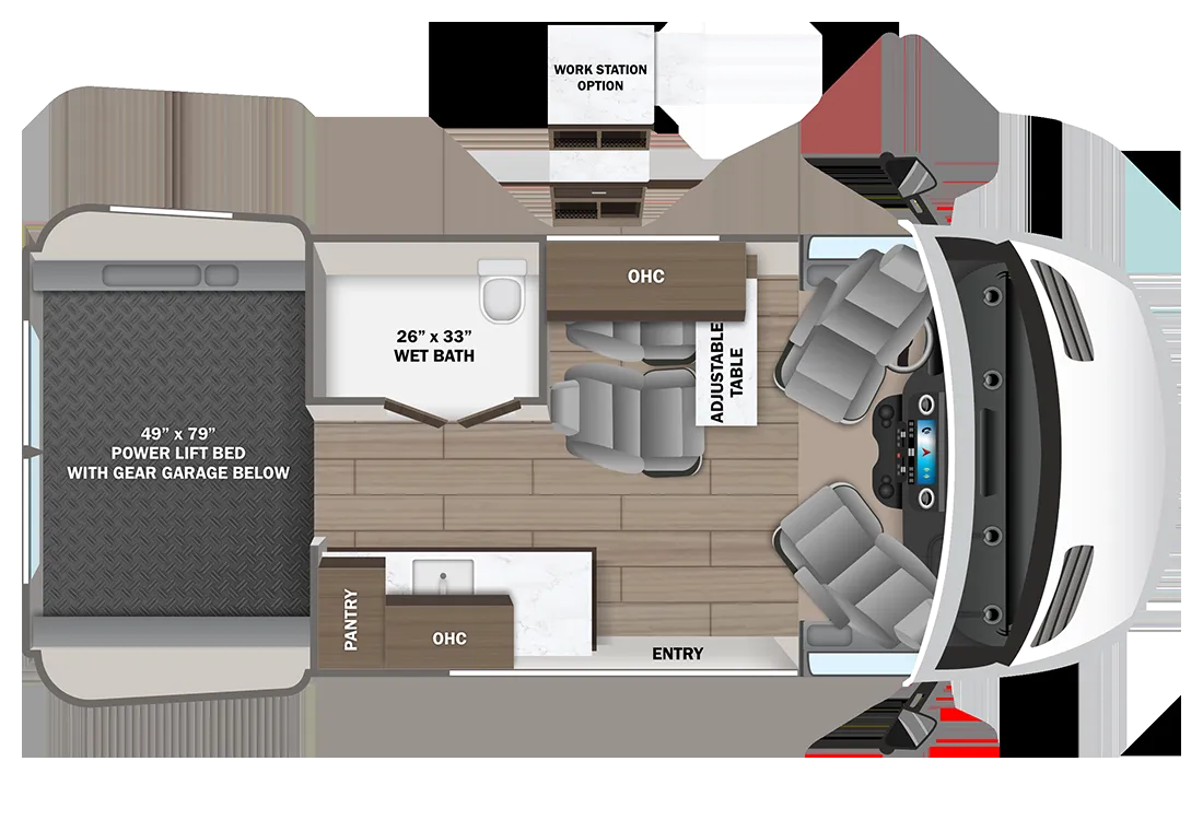 Entegra Coach Launch 19Y floor plan