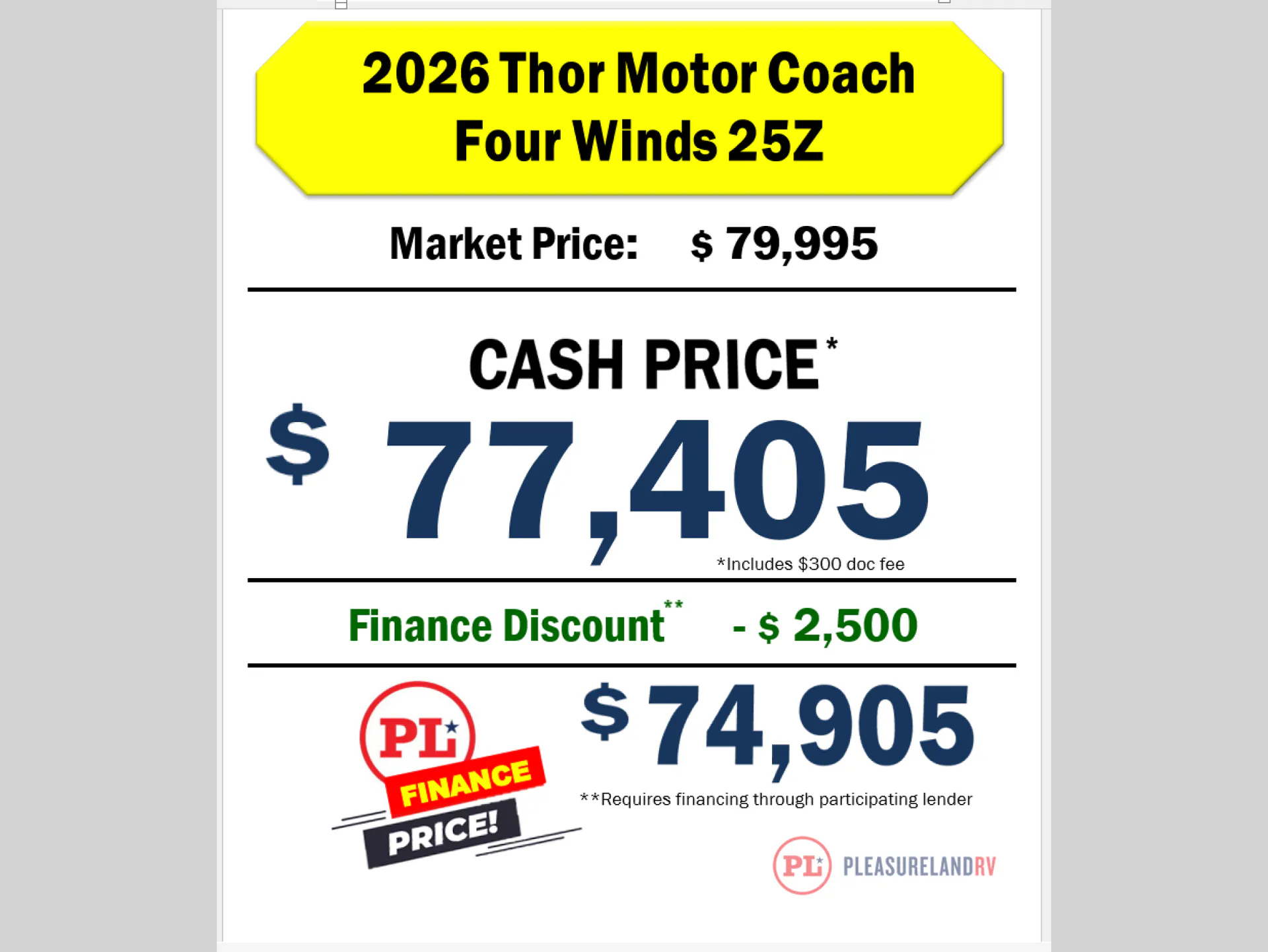 2026 Thor Motor Coach Four Winds 25Z - Photo 4