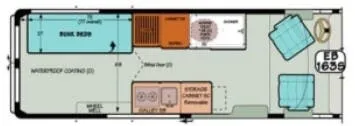 Sportsmobile Express EB 163s floor plan