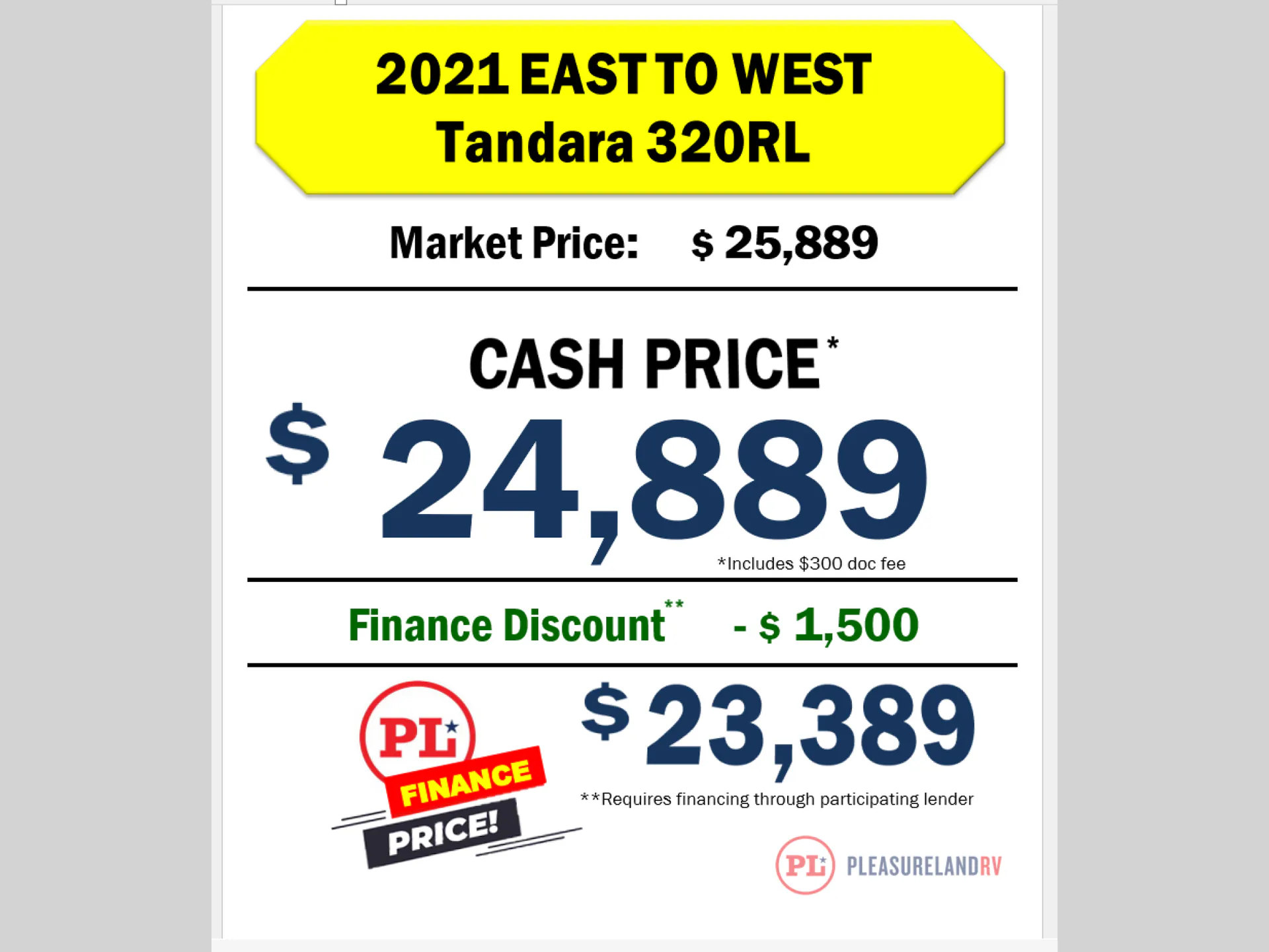 2021 East to West Tandara 320RL - Photo 2