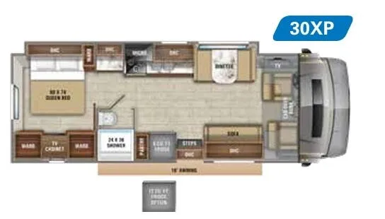 Jayco Greyhawk Prestige 30XP floor plan