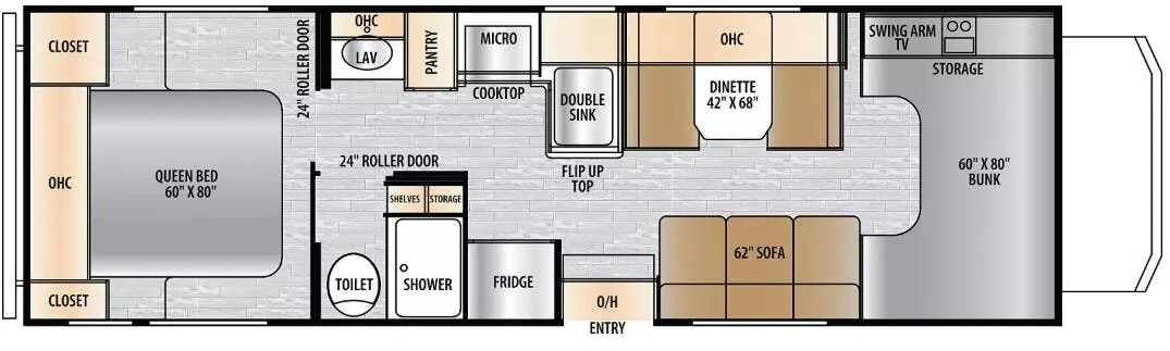 2026 East to West Entrada 2700NS - Floor plan