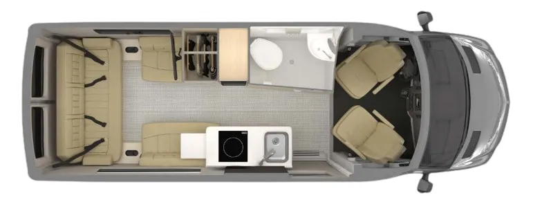 2026 Airstream Atlas 25MS - Floor plan