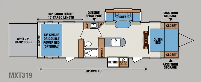 K-Z MXT MXT319 floor plan