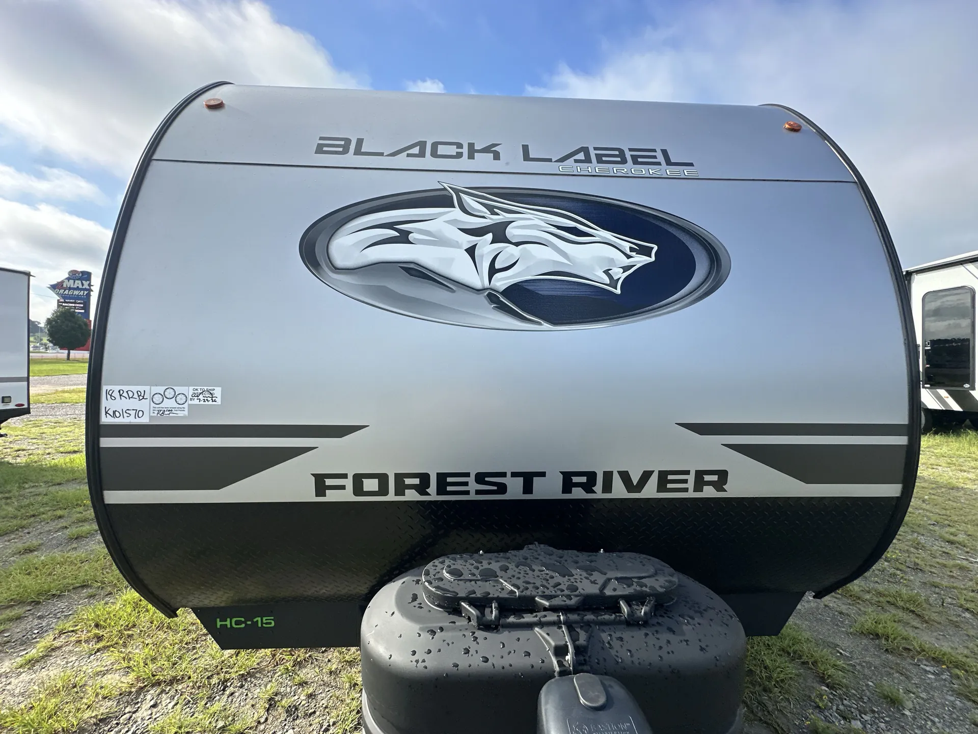 2027 Forest River Cherokee Grey Wolf Black Label 18RRBL — campside